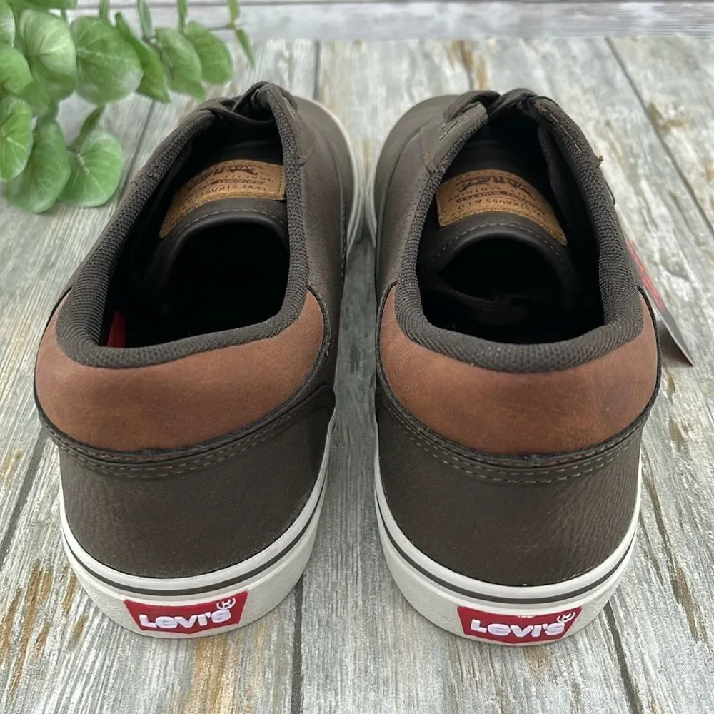 Levi's Mens Brown Ethan Casual Fashion Sneaker Shoes Size 9